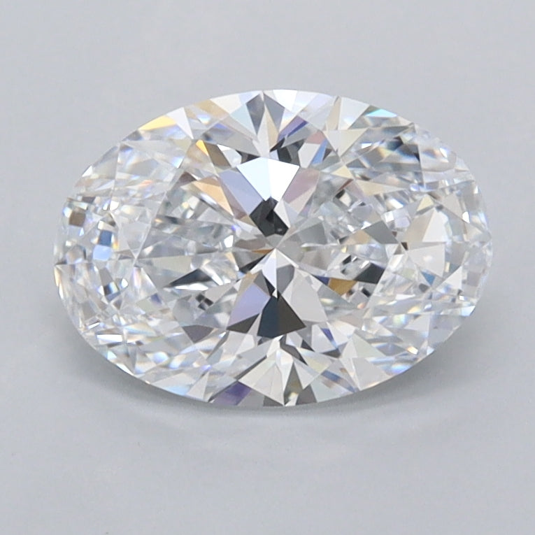 1.26 Carat Oval Shaped, Ideal Cut, D Color, VVS1 Clarity, IGI Certified Lab Grown Diamond