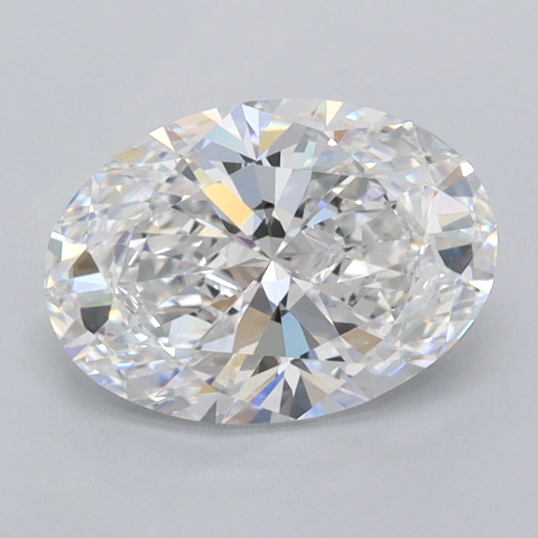 1.30 Carat Oval Shaped, Ideal Cut, D Color, VVS1 Clarity, IGI Certified Lab Grown Diamond