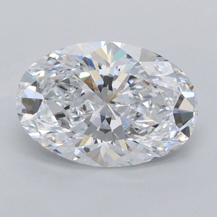 1.23 Carat Oval Shaped, Excellent Cut, D Color, VVS1 Clarity, IGI Certified Lab Grown Diamond