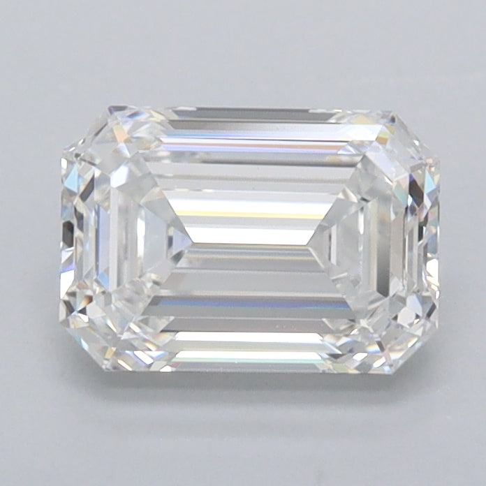 1.27 Carat Emerald Shaped, Ideal Cut, D Color, FL Clarity, IGI Certified Lab Grown Diamond