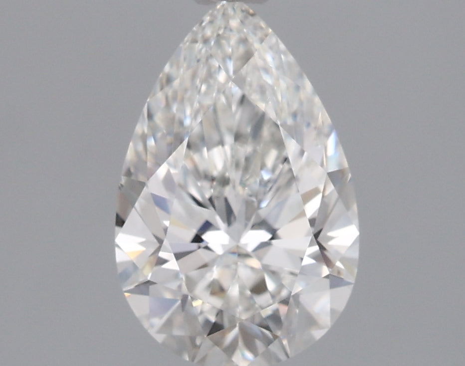 1.23 Carat Pear Shaped, Ideal Cut, F Color, VVS2 Clarity, IGI Certified Lab Grown Diamond