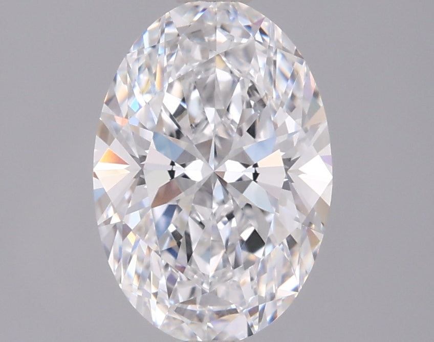 1.53 Carat Oval Shaped, Ideal Cut, D Color, VVS1 Clarity, IGI Certified Lab Grown Diamond