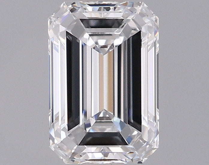 1.30 Carat Emerald Shaped, Ideal Cut, D Color, VVS1 Clarity, IGI Certified Lab Grown Diamond