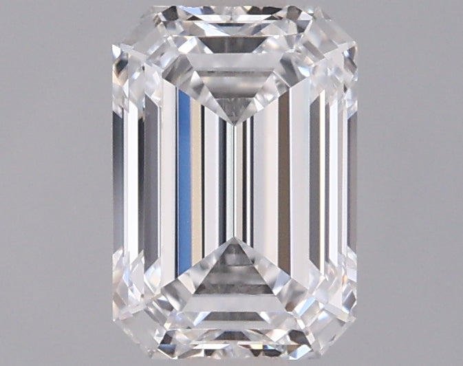 1.14 Carat Emerald Shaped, Ideal Cut, D Color, VVS1 Clarity, IGI Certified Lab Grown Diamond