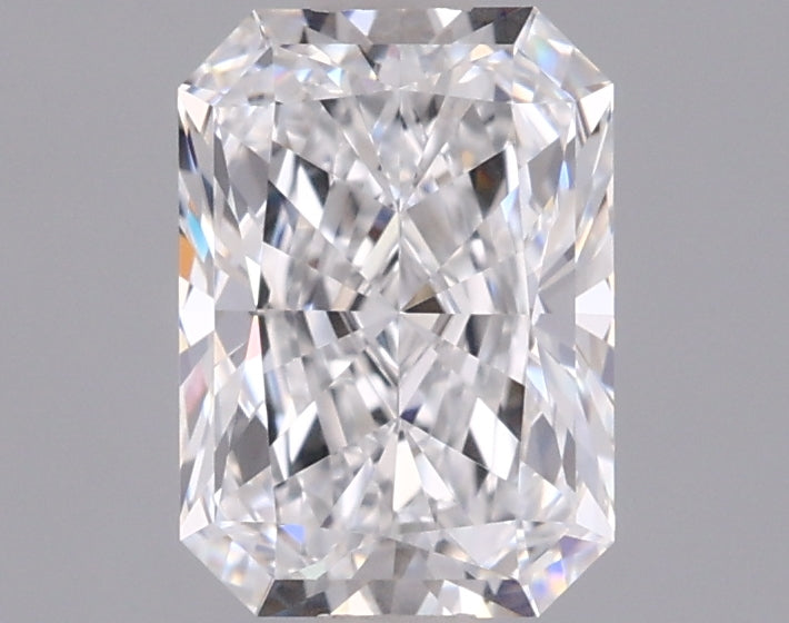 1.29 Carat Radiant Shaped, Ideal Cut, D Color, VVS2 Clarity, IGI Certified Lab Grown Diamond