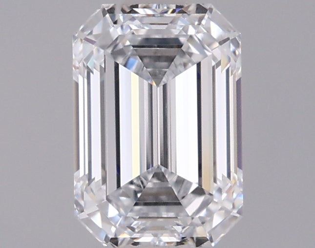 1.05 Carat Emerald Shaped, Ideal Cut, D Color, VVS1 Clarity, IGI Certified Lab Grown Diamond