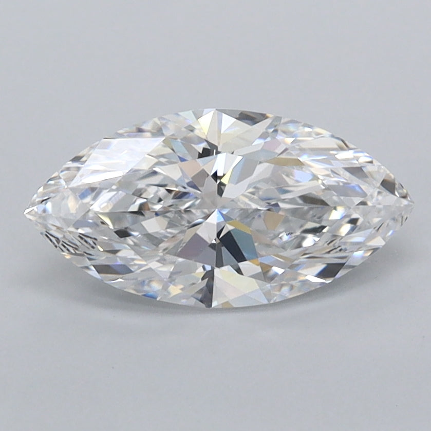 1.04 Carat Marquise Shaped, Ideal Cut, D Color, FL Clarity, IGI Certified Lab Grown Diamond