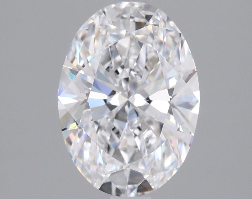 1.50 Carat Oval Shaped, Ideal Cut, D Color, VVS1 Clarity, IGI Certified Lab Grown Diamond