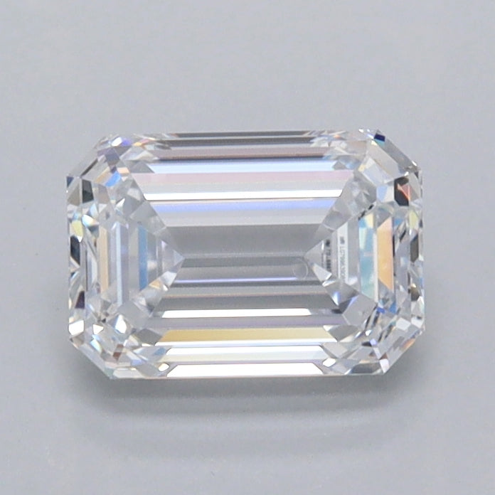 1.03 Carat Emerald Shaped, Ideal Cut, D Color, VVS1 Clarity, IGI Certified Lab Grown Diamond