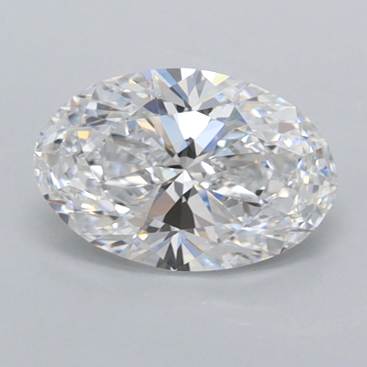1.05 Carat Oval Shaped, Ideal Cut, D Color, IF Clarity, IGI Certified Lab Grown Diamond