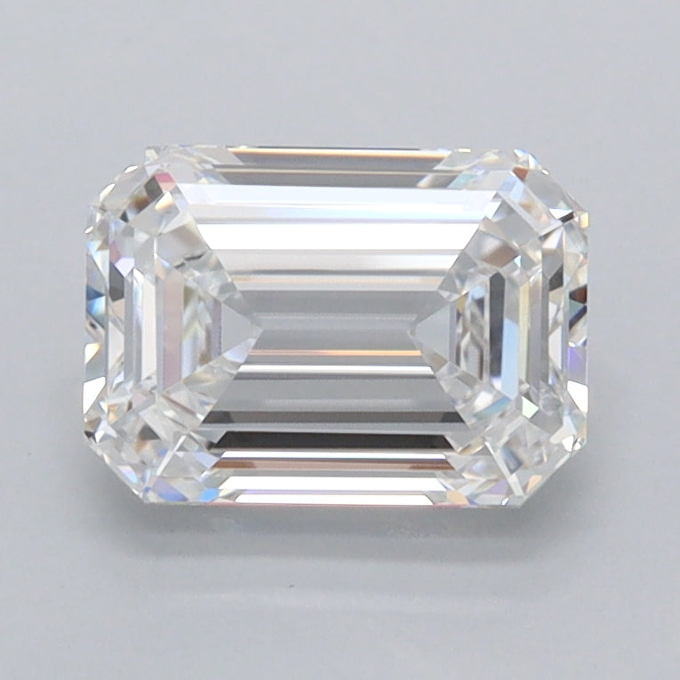 1.52 Carat Emerald Shaped, Ideal Cut, D Color, VVS1 Clarity, IGI Certified Lab Grown Diamond