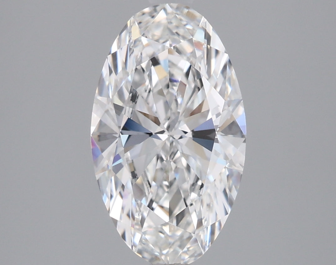 1.96 Carat Oval Shaped, Ideal Cut, E Color, VVS1 Clarity, IGI Certified Lab Grown Diamond