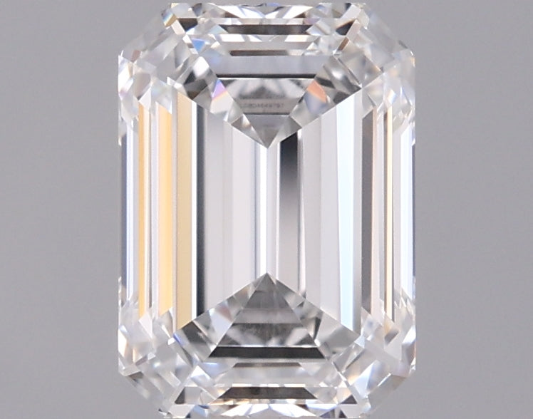 1.53 Carat Emerald Shaped, Ideal Cut, D Color, VVS1 Clarity, IGI Certified Lab Grown Diamond