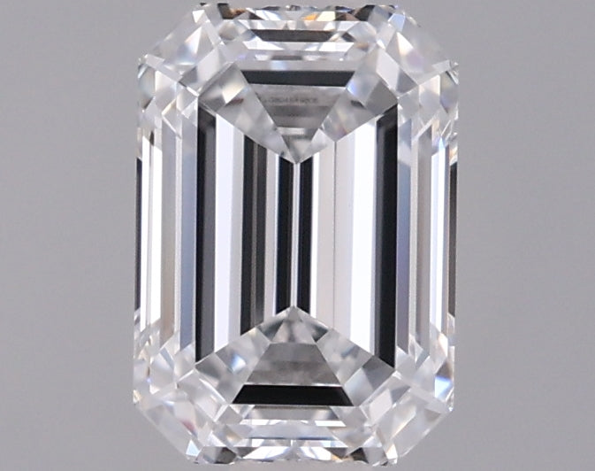 1.02 Carat Emerald Shaped, Ideal Cut, D Color, VVS1 Clarity, IGI Certified Lab Grown Diamond