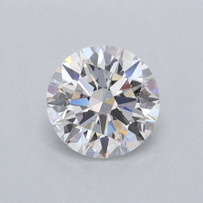 0.55 Carat Round Shaped, Ideal Cut, D Color, VVS2 Clarity, IGI Certified Lab Grown Diamond