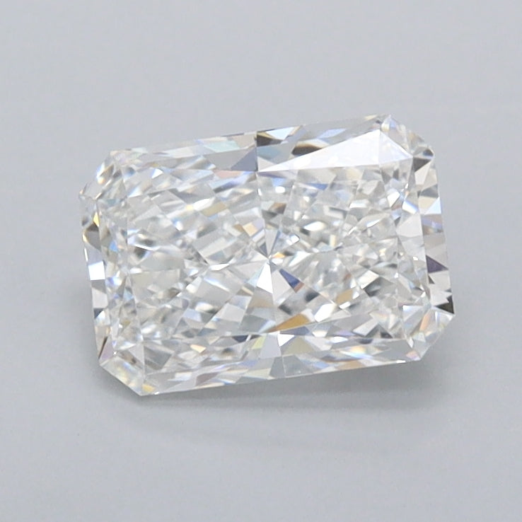 0.90 Carat Radiant Shaped, Ideal Cut, E Color, VVS1 Clarity, IGI Certified Lab Grown Diamond
