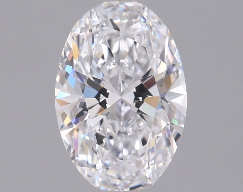 0.98 Carat Oval Shaped, Ideal Cut, D Color, VVS2 Clarity, IGI Certified Lab Grown Diamond