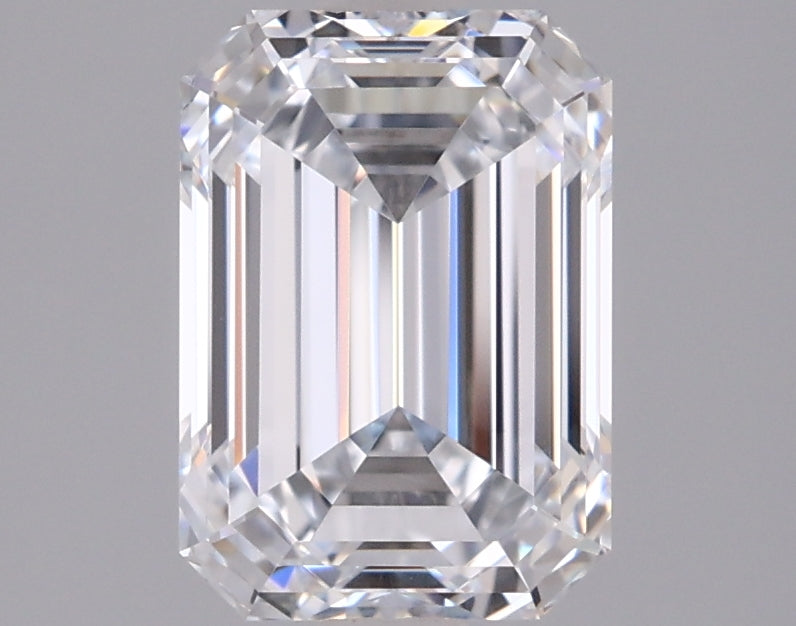 2.04 Carat Emerald Shaped, Ideal Cut, D Color, VVS1 Clarity, IGI Certified Lab Grown Diamond