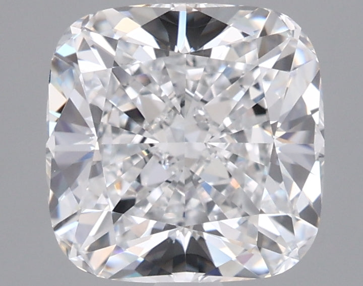 2.43 Carat Cushion Shaped, Ideal Cut, D Color, VVS2 Clarity, IGI Certified Lab Grown Diamond