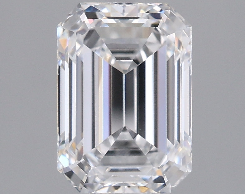 2.00 Carat Emerald Shaped, Ideal Cut, D Color, VVS2 Clarity, IGI Certified Lab Grown Diamond