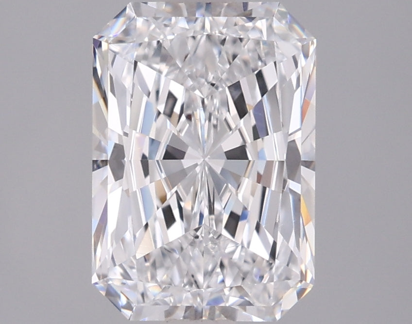 2.04 Carat Radiant Shaped, Excellent Cut, D Color, VVS1 Clarity, IGI Certified Lab Grown Diamond