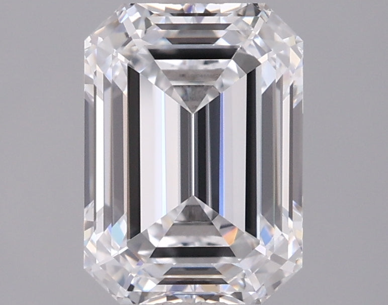 1.99 Carat Emerald Shaped, Ideal Cut, D Color, VVS1 Clarity, IGI Certified Lab Grown Diamond
