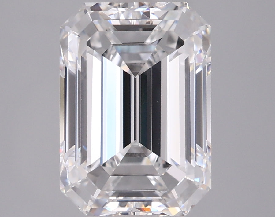 2.99 Carat Emerald Shaped, Ideal Cut, D Color, VVS1 Clarity, IGI Certified Lab Grown Diamond