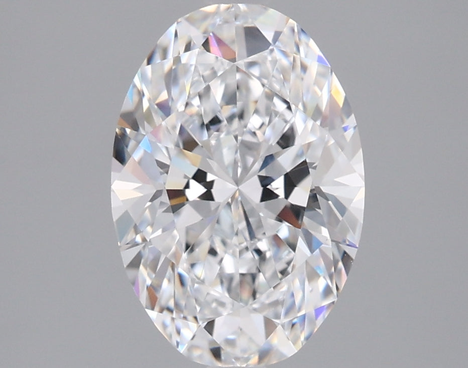 2.02 Carat Oval Shaped, Excellent Cut, D Color, VVS1 Clarity, IGI Certified Lab Grown Diamond