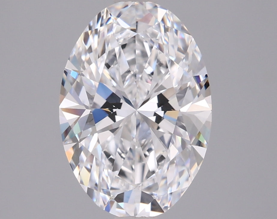 2.01 Carat Oval Shaped, Excellent Cut, D Color, VVS1 Clarity, IGI Certified Lab Grown Diamond