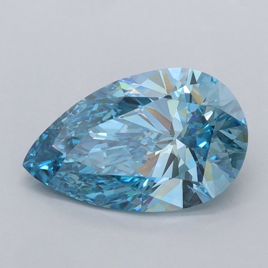 1.50 Carat Pear Shaped, Ideal Cut, VVS1 Clarity, IGI Certified Lab Grown Diamond