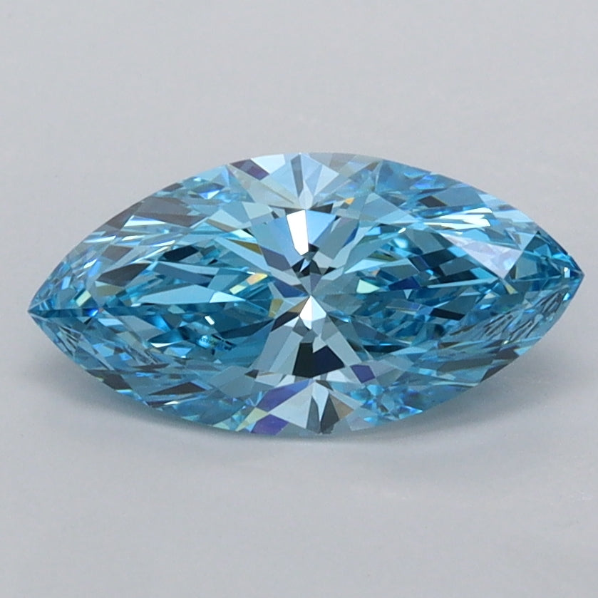 1.09 Carat Marquise Shaped, Ideal Cut, FL Clarity, IGI Certified Lab Grown Diamond