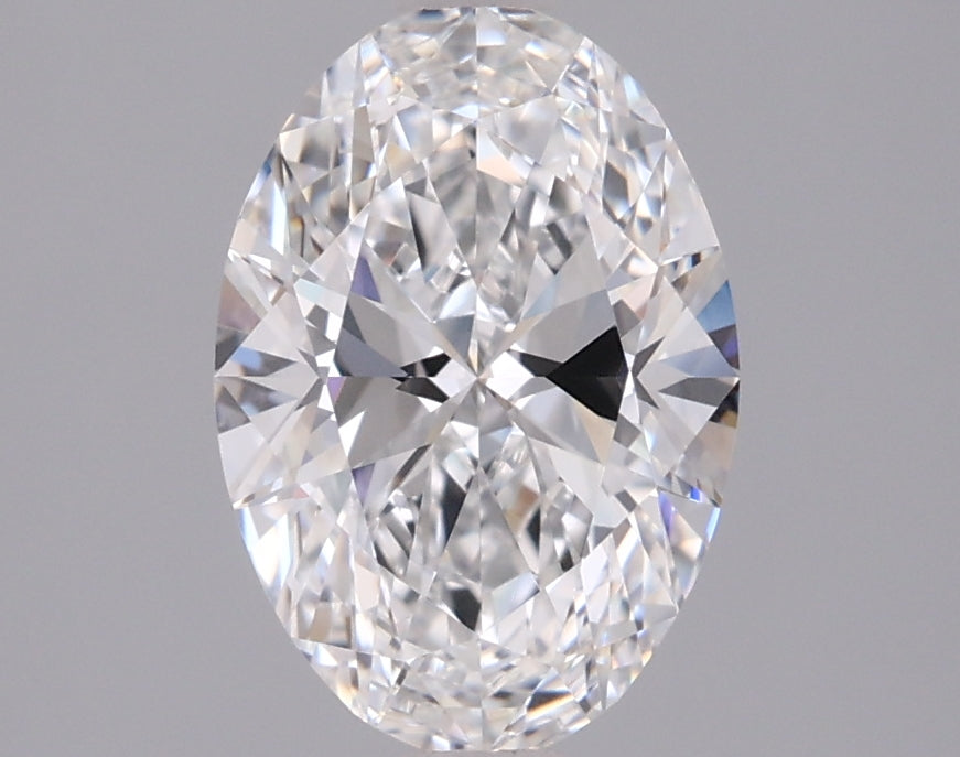 1.53 Carat Oval Shaped, Ideal Cut, D Color, VVS2 Clarity, IGI Certified Lab Grown Diamond