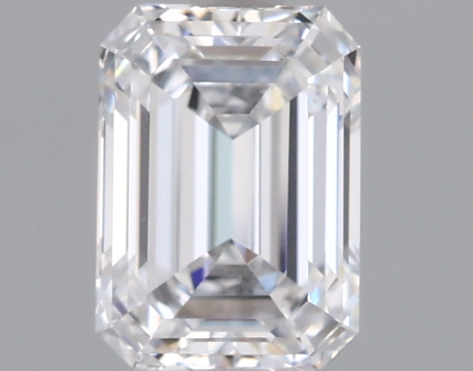 1.30 Carat Emerald Shaped, Ideal Cut, D Color, VVS2 Clarity, IGI Certified Lab Grown Diamond