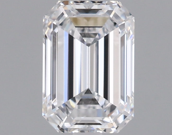 1.03 Carat Emerald Shaped, Ideal Cut, D Color, VVS2 Clarity, IGI Certified Lab Grown Diamond