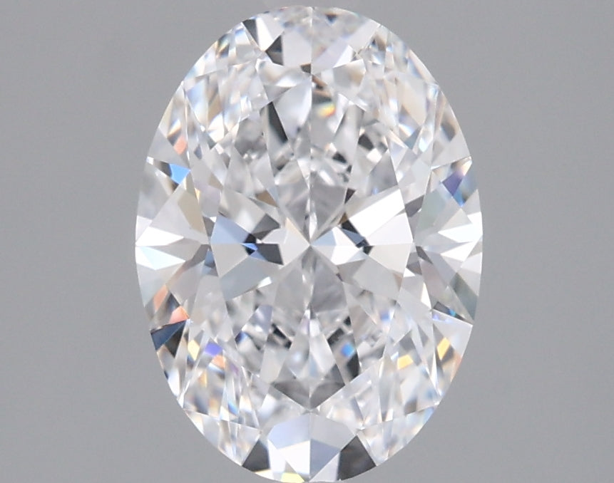 1.57 Carat Oval Shaped, Ideal Cut, D Color, VVS2 Clarity, IGI Certified Lab Grown Diamond