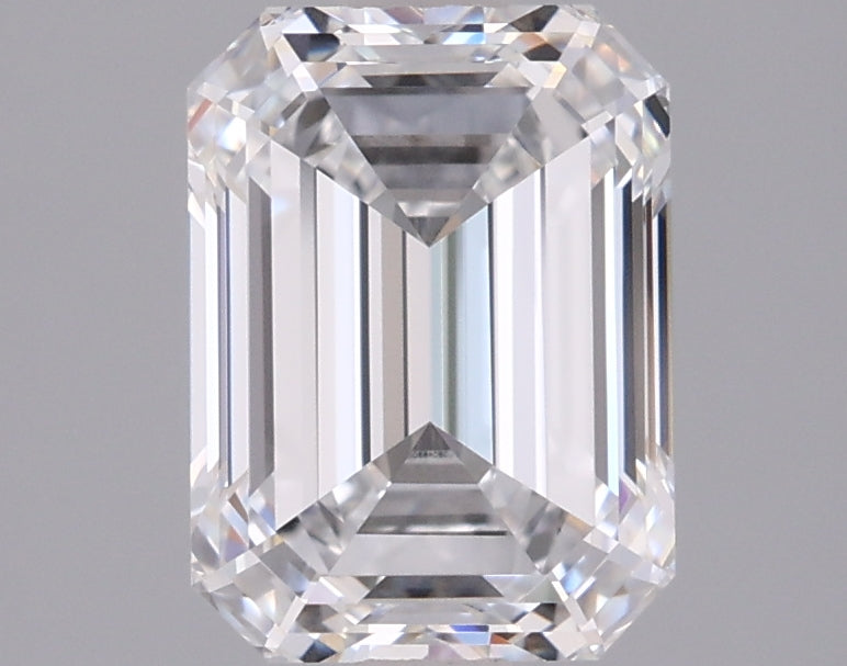 2.03 Carat Emerald Shaped, Ideal Cut, D Color, VVS1 Clarity, IGI Certified Lab Grown Diamond