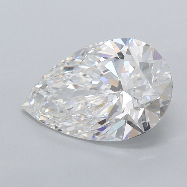 1.04 Carat Pear Shaped, Ideal Cut, E Color, IF Clarity, IGI Certified Lab Grown Diamond