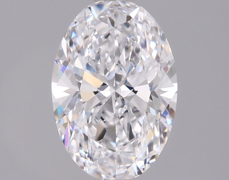 1.25 Carat Oval Shaped, Ideal Cut, D Color, VVS1 Clarity, IGI Certified Lab Grown Diamond