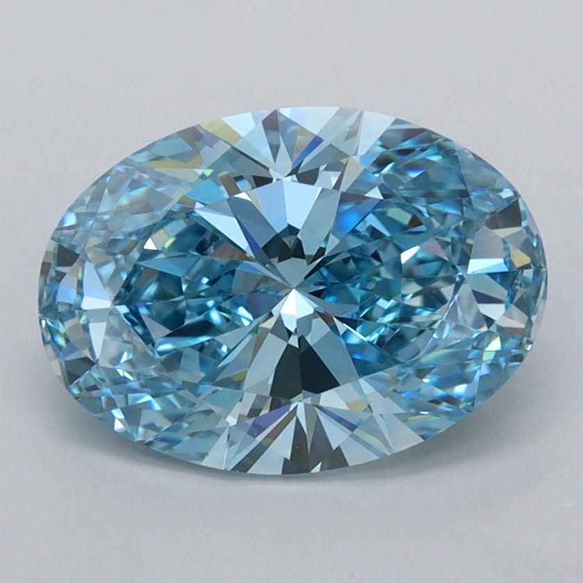 1.94 Carat Oval Shaped, Ideal Cut, VVS1 Clarity, IGI Certified Lab Grown Diamond