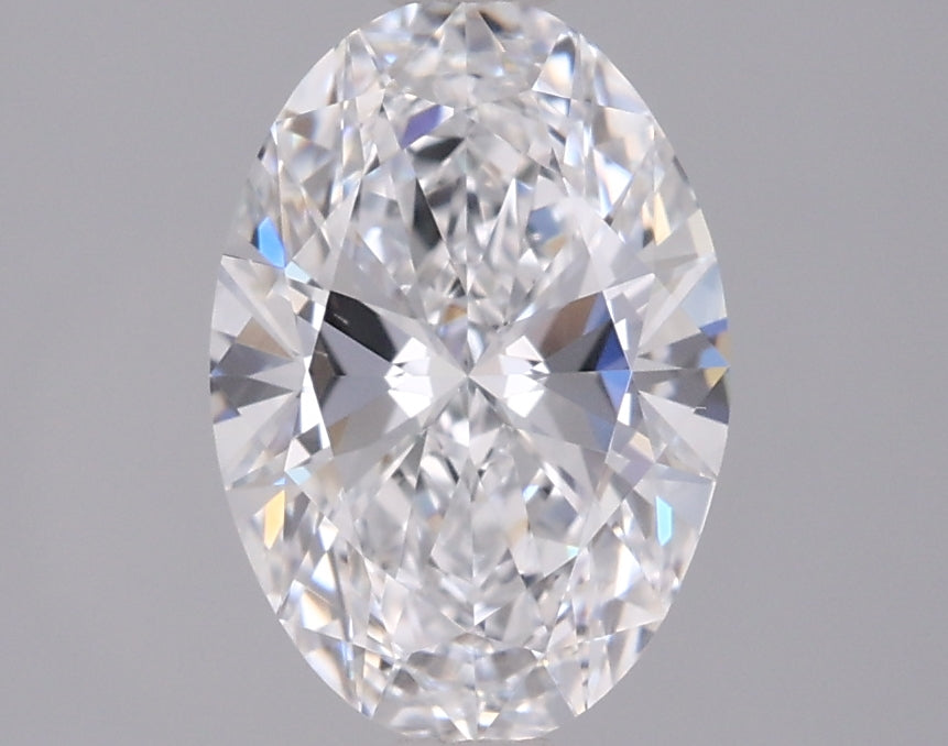 1.50 Carat Oval Shaped, Ideal Cut, D Color, VVS1 Clarity, IGI Certified Lab Grown Diamond