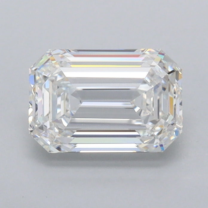 1.07 Carat Emerald Shaped, Ideal Cut, D Color, FL Clarity, IGI Certified Lab Grown Diamond