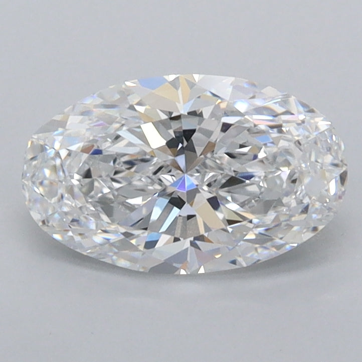 1.08 Carat Oval Shaped, Excellent Cut, D Color, FL Clarity, IGI Certified Lab Grown Diamond