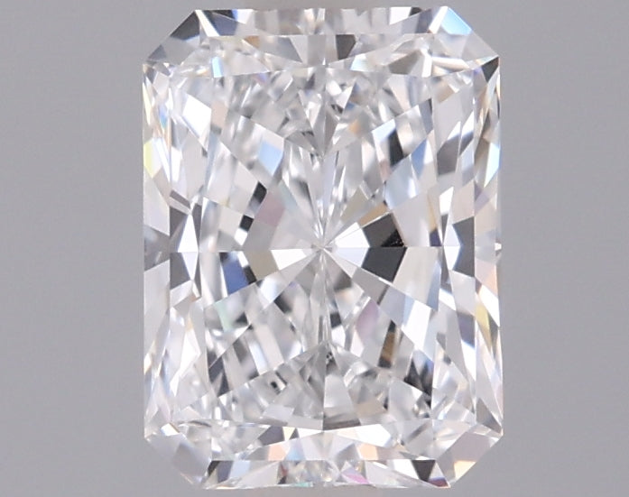 1.24 Carat Radiant Shaped, Ideal Cut, D Color, VVS1 Clarity, IGI Certified Lab Grown Diamond