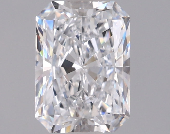 1.27 Carat Radiant Shaped, Ideal Cut, D Color, VVS2 Clarity, IGI Certified Lab Grown Diamond