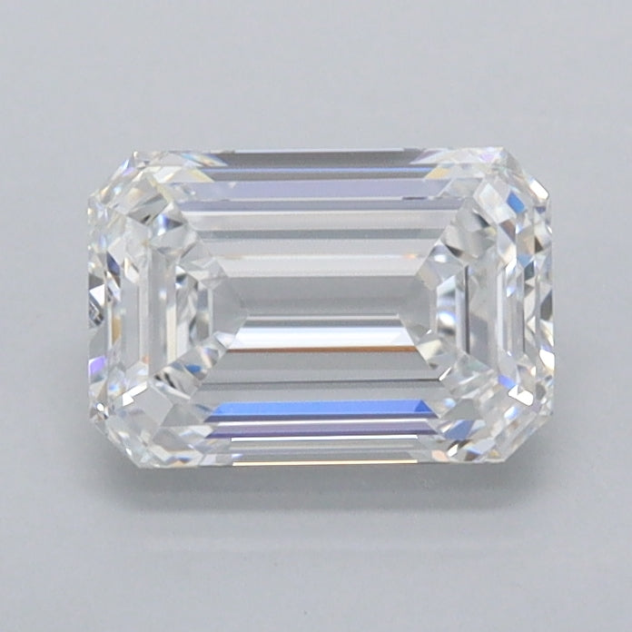 1.03 Carat Emerald Shaped, Ideal Cut, D Color, FL Clarity, IGI Certified Lab Grown Diamond