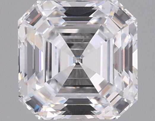 1.07 Carat Asscher Shaped, Ideal Cut, D Color, VVS2 Clarity, IGI Certified Lab Grown Diamond