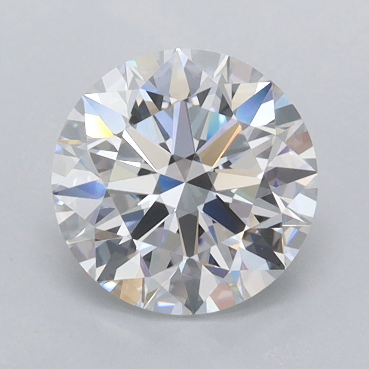 1.44 Carat Round Shaped, Ideal Cut, D Color, FL Clarity, IGI Certified Lab Grown Diamond