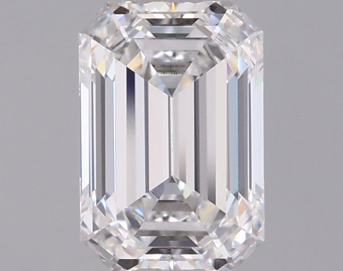 1.24 Carat Emerald Shaped, Ideal Cut, E Color, VVS2 Clarity, IGI Certified Lab Grown Diamond