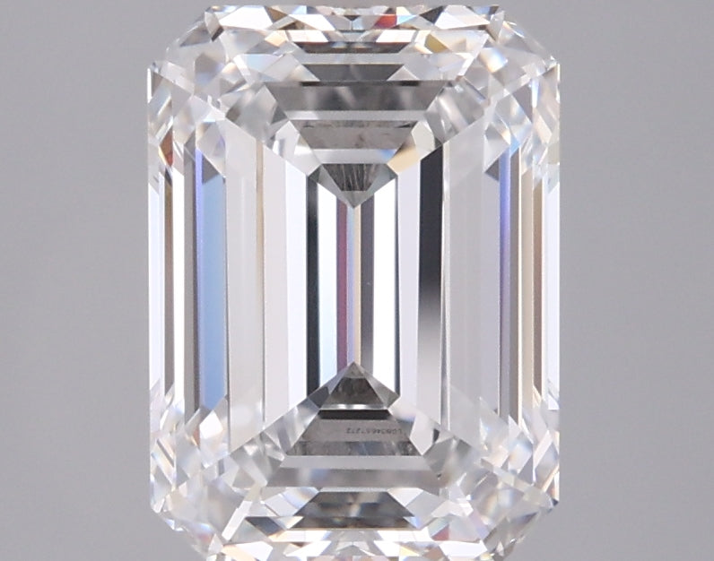 2.96 Carat Emerald Shaped, Ideal Cut, D Color, VVS1 Clarity, IGI Certified Lab Grown Diamond