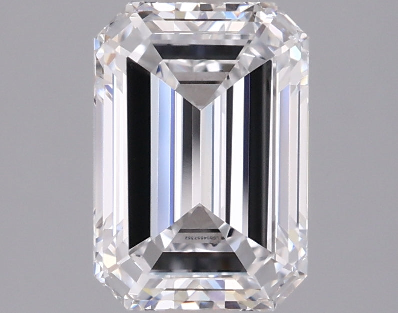 2.01 Carat Emerald Shaped, Excellent Cut, D Color, VVS2 Clarity, IGI Certified Lab Grown Diamond